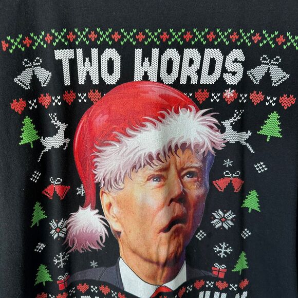Nwot Joe Biden Merry 4th of July Mens XL Christmas Tshirt - Picture 3 of 5